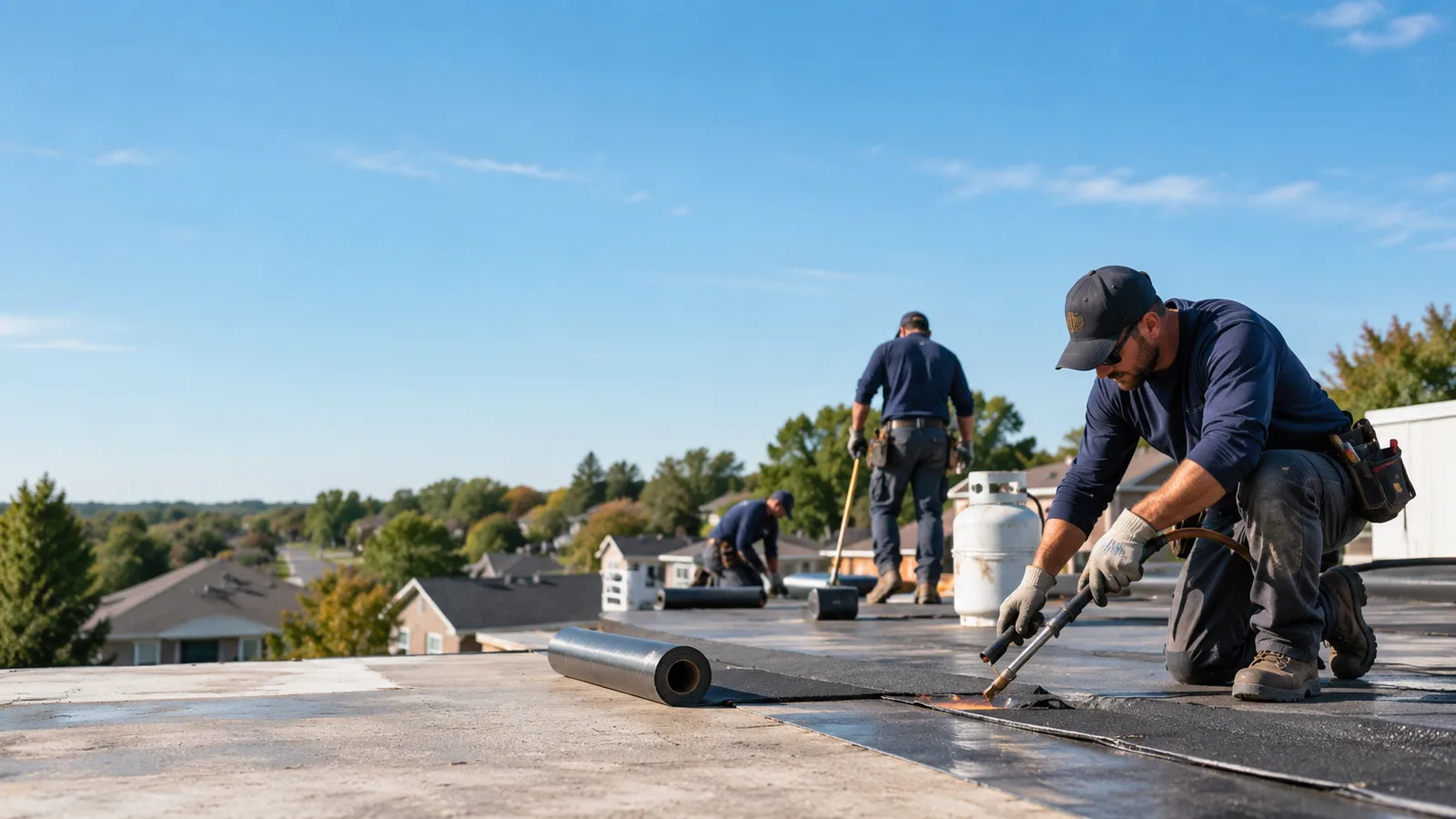Flat Roof Leak Repair providers in Evans, LA